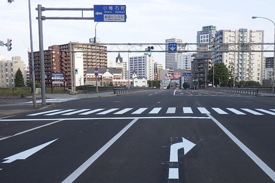 道路標識・区画線工事イメージ